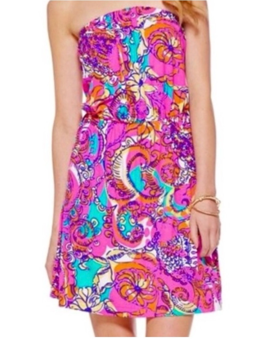Lilly Pulitzer Atwood strapless dress size XS